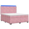 vidaXL &Kappa;&rho;&epsilon;&beta;ά&tau;&iota; box spring &mu;&epsilon; &sigma;&tau;&rho;ώ&mu;&alpha; &Rho;&omicron;&zeta; 160 x 200 cm &Beta;&epsilon;&lambda;&omicron;ύ&delta;&omicron;