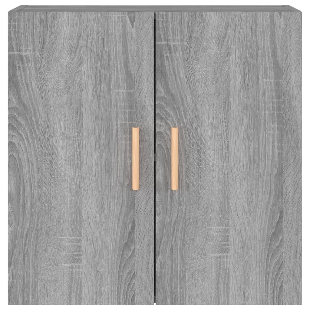 vidaXL Ντουλάπι Τοίχου Γκρι Sonoma 60x30x60 εκ. Επεξεργασμένο Ξύλο