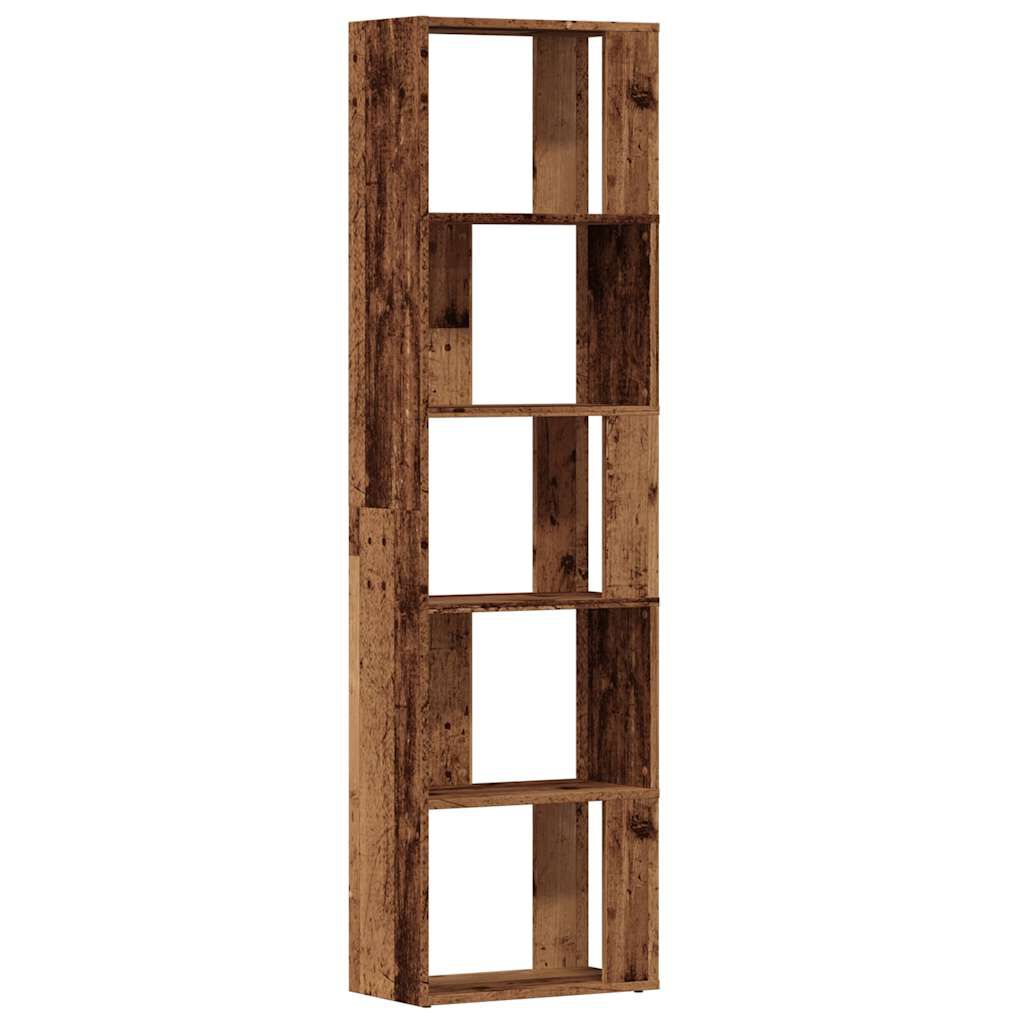 vidaXL Ντουλάπι βιβλίων Παλιό ξύλο 45x24x159 cm Κατασκευασμένο ξύλο