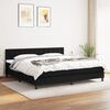 vidaXL &Kappa;&rho;&epsilon;&beta;ά&tau;&iota; Boxspring &mu;&epsilon; &Sigma;&tau;&rho;ώ&mu;&alpha; &Mu;&alpha;ύ&rho;&omicron; 200x200 &epsilon;&kappa;. &Upsilon;&phi;&alpha;&sigma;&mu;ά&tau;&iota;&nu;&omicron;