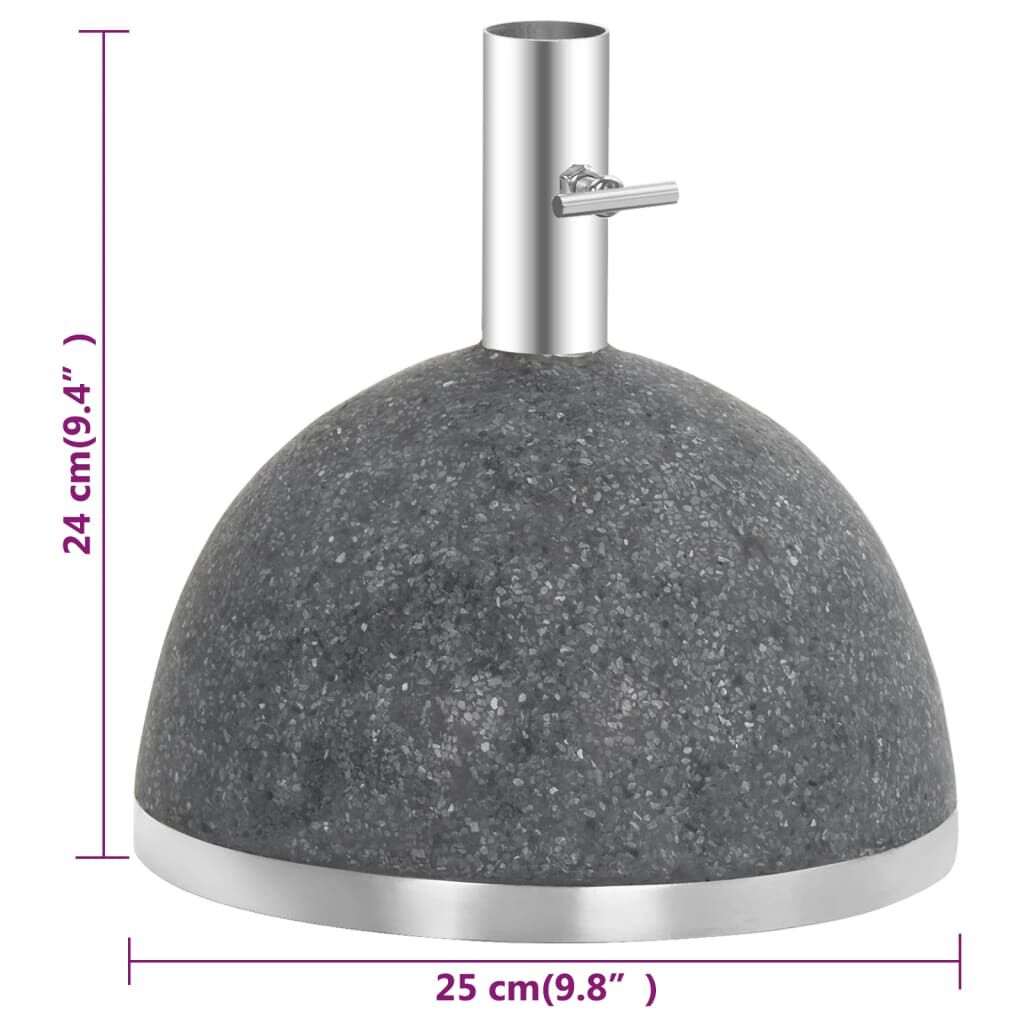 Esschert Design Βάση Ομπρέλας Μαύρη 11,5 κ. S