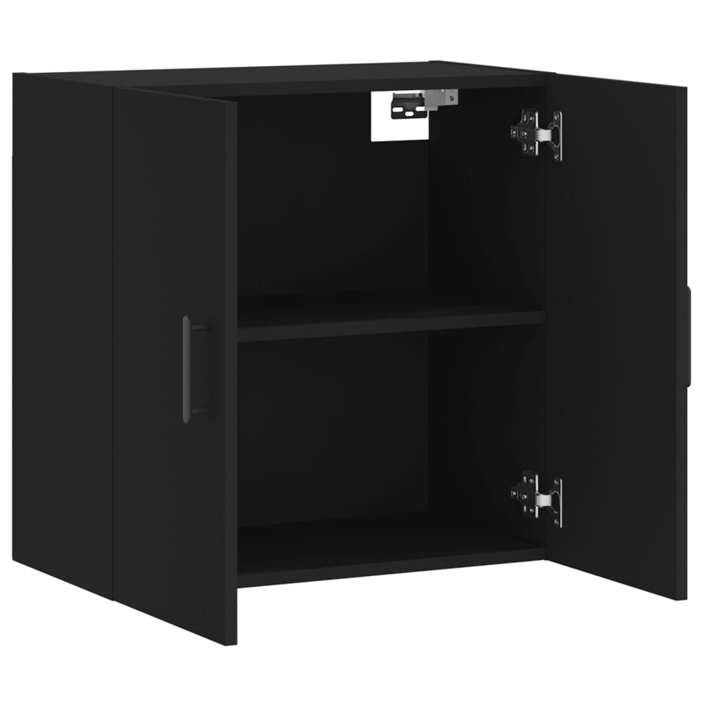 vidaXL Ντουλάπι Τοίχου Μαύρο 60 x 31 x 60 εκ. από Επεξεργασμένο Ξύλο
