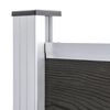 vidaXL Πάνελ Περίφραξης Γκρι 95 x 186 εκ. από WPC