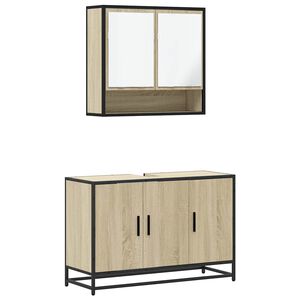 vidaXL &Sigma;&epsilon;&tau; &Epsilon;&pi;ί&pi;&lambda;&omega;&nu; &Mu;&pi;ά&nu;&iota;&omicron;&upsilon; 2 &Tau;&epsilon;&mu;&alpha;&chi;ί&omega;&nu; Sonoma &Delta;&rho;&upsilon;&sigmaf; &Epsilon;&pi;&epsilon;&xi;&epsilon;&rho;&gamma;&alpha;&sigma;&mu;έ&nu;&omicron; &Xi;ύ&lambda;&omicron;