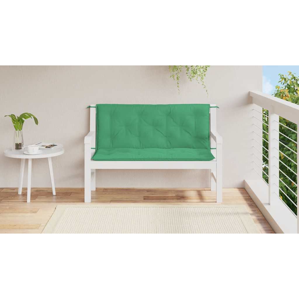 vidaXL Μαξιλάρι Πάγκου Κήπου Γκρι 120x(50+50)x7 εκ. Ύφασμα Oxford