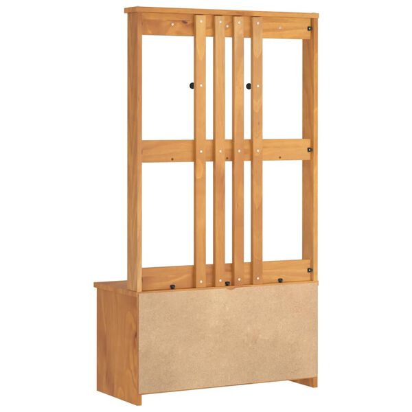 vidaXL Δέντρο χωλ "SANDNES" 87x40x159,5 εκ. Πεύκο μασίφ ξύλο