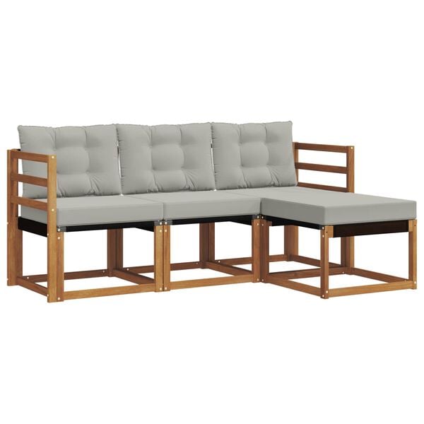 vidaXL &Sigma;&epsilon;&iota;&rho;ά &Kappa;&alpha;&nu;&alpha;&pi;έ &Epsilon;&xi;&omega;&tau;&epsilon;&rho;&iota;&kappa;&omicron;ύ 4 pcs &Phi;&upsilon;&sigma;&iota;&kappa;ό &kappa;&alpha;&iota; &Alpha;&nu;&omicron;&iota;&chi;&tau;ό &Gamma;&kappa;&rho;&iota;