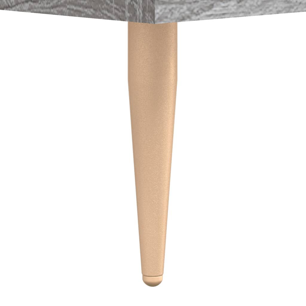 vidaXL Ντουλάπι Γκρι Sonoma 69,5 x 34 x 180 εκ. Επεξεργασμένο Ξύλο