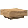 vidaXL &Tau;&rho;&alpha;&pi;&epsilon;&zeta;ά&kappa;&iota; &sigma;&alpha;&lambda;&omicron;&nu;&iota;&omicron;ύ Artisan Oak 80 x 80 x 31 cm