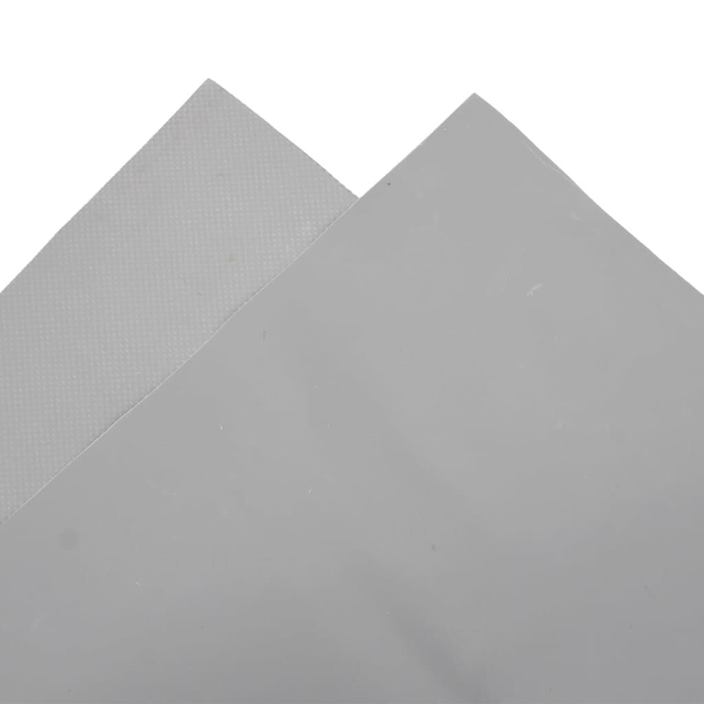 vidaXL Μουσαμάς Γκρι 650 γρ./μ.² 3 x 3 μ.