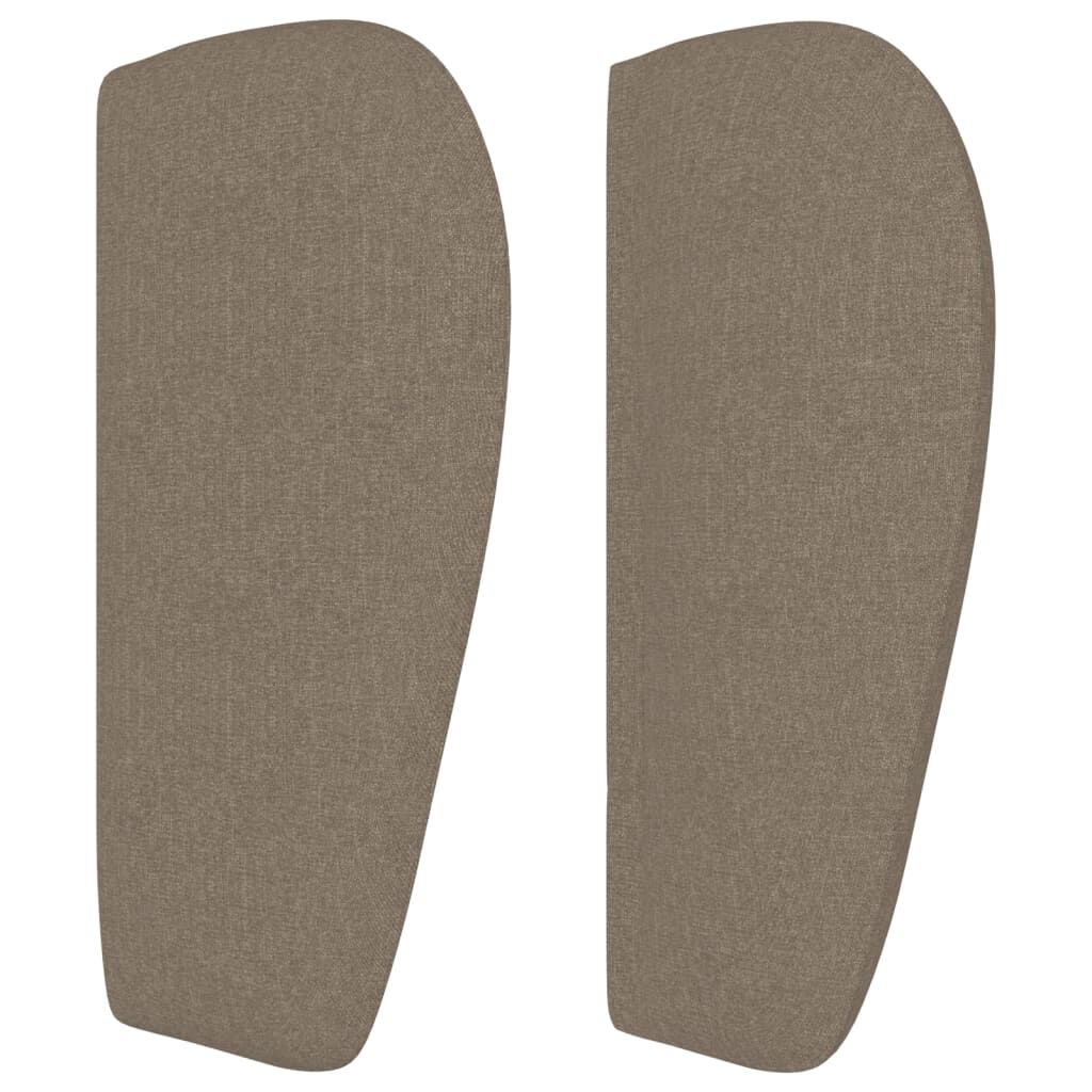 vidaXL Κεφαλάρι με Πτερύγια Taupe 147 x 23 x 78/88 εκ. Υφασμάτινο