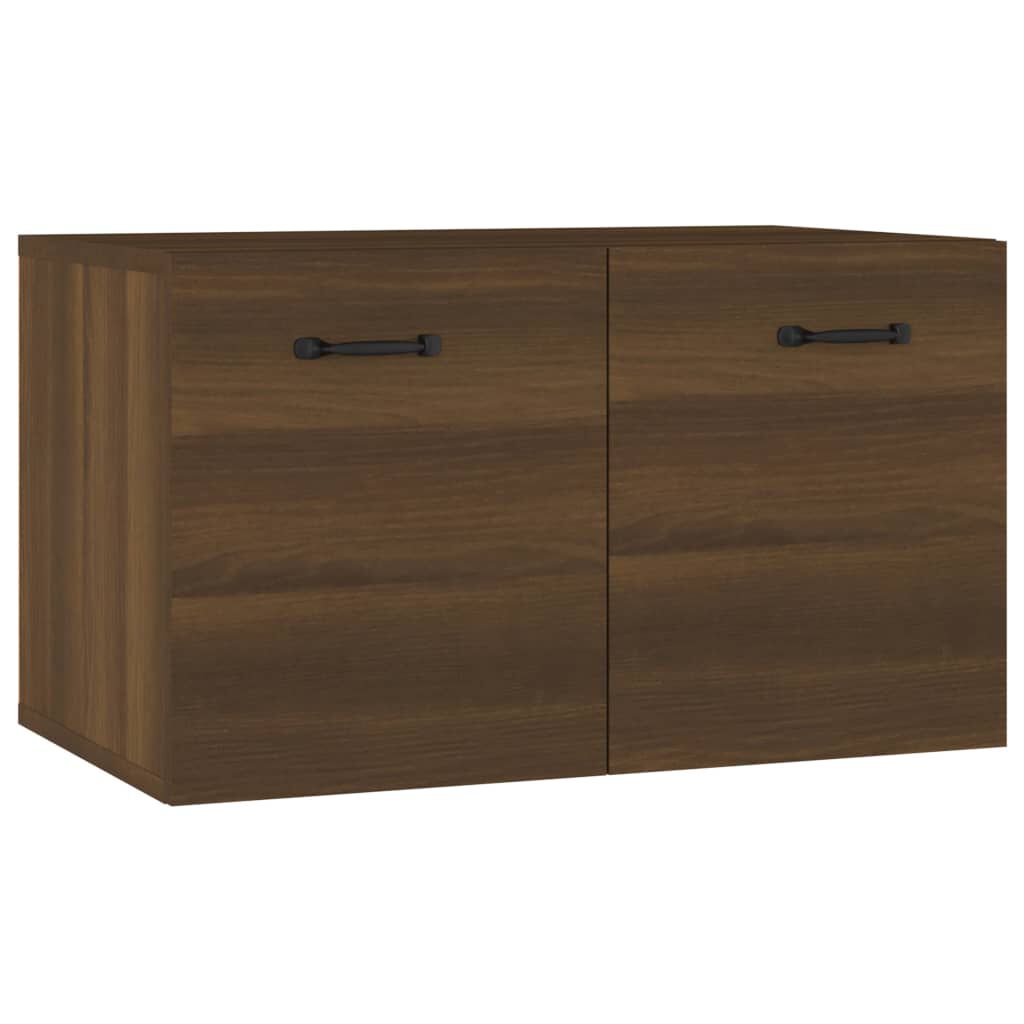 vidaXL Ντουλάπι Τοίχου Καφέ Δρυς 60 x 36,5 x 35 εκ. Επεξεργασμένο Ξύλο