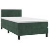 vidaXL &Kappa;&rho;&epsilon;&beta;ά&tau;&iota; Boxspring &mu;&epsilon; &Sigma;&tau;&rho;ώ&mu;&alpha; &Sigma;&kappa;&omicron;ύ&rho;&omicron; &Pi;&rho;ά&sigma;&iota;&nu;&omicron; 90x200 &epsilon;&kappa;. &Beta;&epsilon;&lambda;&omicron;ύ&delta;&iota;&nu;&omicron;
