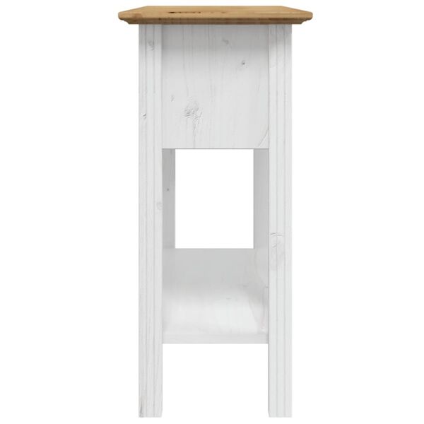 vidaXL Τραπέζι Κονσόλα BODO Καφέ 91x35x74 εκ. Μασίφ Ξύλο Πεύκου