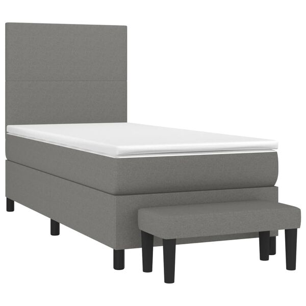 vidaXL &Kappa;&rho;&epsilon;&beta;ά&tau;&iota; Boxspring &mu;&epsilon; &Sigma;&tau;&rho;ώ&mu;&alpha; &Sigma;&kappa;&omicron;ύ&rho;&omicron; &Gamma;&kappa;&rho;&iota; 100x200 &epsilon;&kappa;. &Upsilon;&phi;&alpha;&sigma;&mu;ά&tau;&iota;&nu;&omicron;