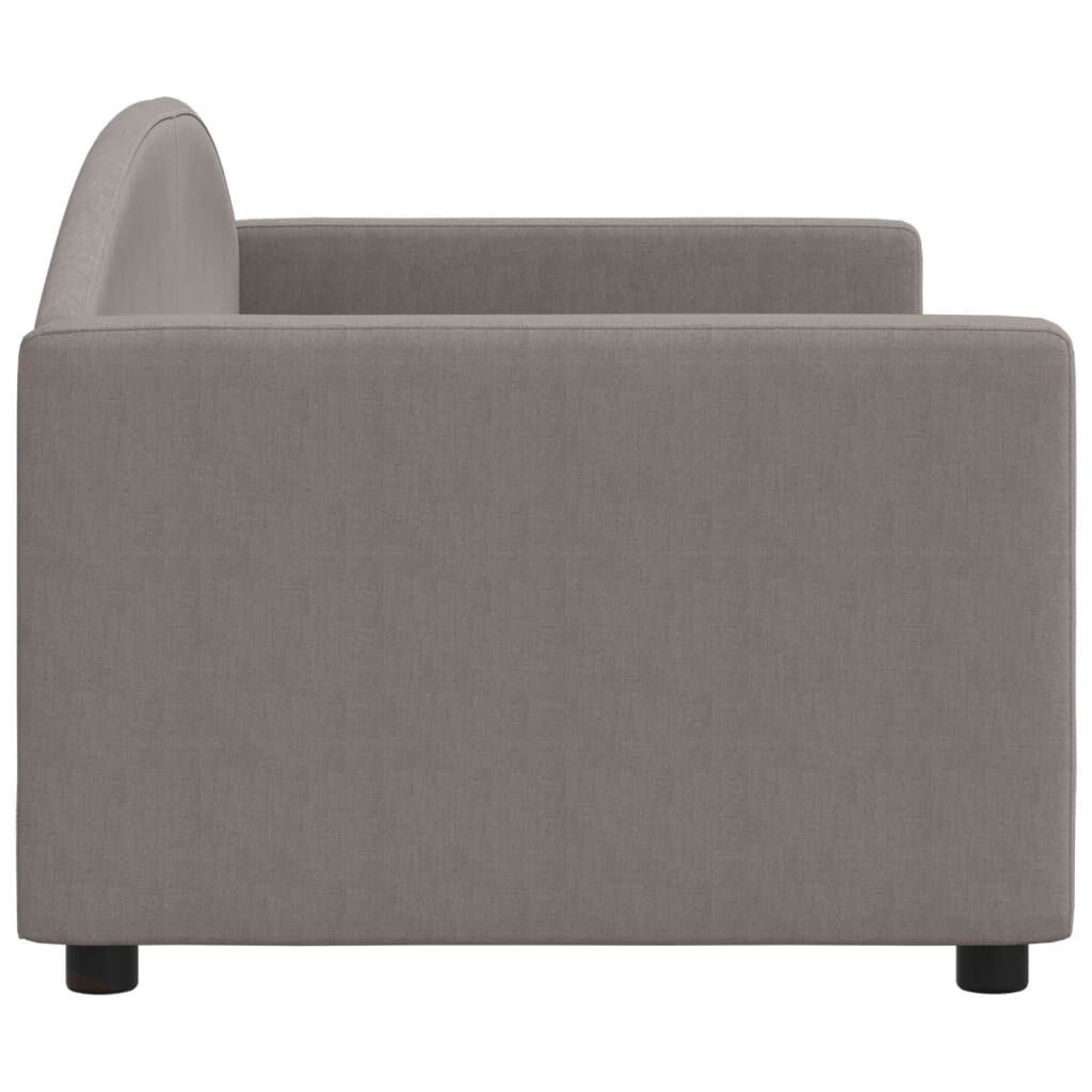 vidaXL Καναπές Κρεβάτι Taupe 80 x 200 εκ. Υφασμάτινος