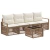 vidaXL &Sigma;&epsilon;&tau; &Kappa;&alpha;&nu;&alpha;&pi;έ &Kappa;ή&pi;&omicron;&upsilon; 5 pcs &Mu;&pi;&epsilon;&zeta; &sigma;&upsilon;&nu;&theta;&epsilon;&tau;&iota;&kappa;ό &rho;&alpha;&tau;ά&nu;