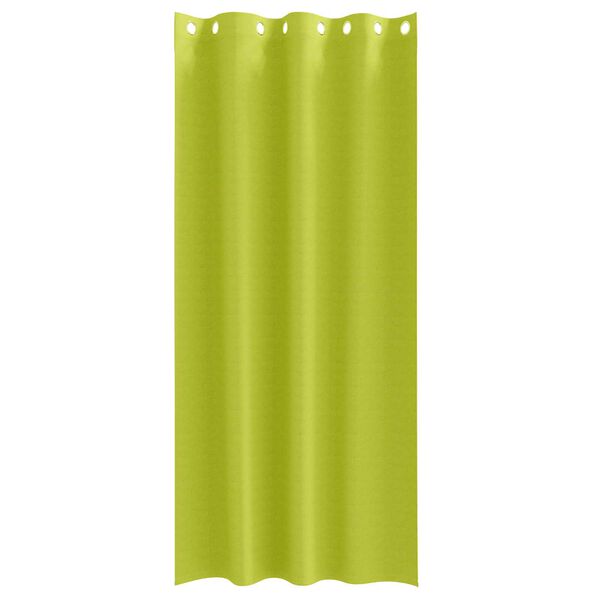 vidaXL Κουρτίνες με κουρτίνες 2 pcs Λαχανί 225 x 140 εκ. Πολυεστέρας
