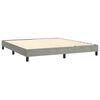 vidaXL &Kappa;&rho;&epsilon;&beta;ά&tau;&iota; Boxspring &mu;&epsilon; &Sigma;&tau;&rho;ώ&mu;&alpha; & LED &Alpha;&nu;.&Gamma;&kappa;&rho;&iota; 160x200 &epsilon;&kappa;. &Beta;&epsilon;&lambda;&omicron;ύ&delta;&iota;&nu;&omicron;