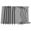 vidaXL Κρεβάτι Κάμπινγκ Γκρι 180x60x19εκ. Ύφασμα Oxford και Ατσάλι