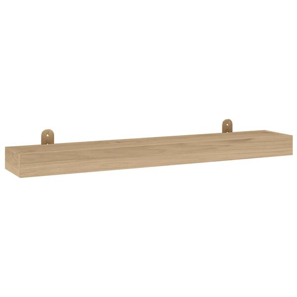 vidaXL Ράφια Τοίχου 2 τεμ. 90 x 15 x 6 εκ. από Μασίφ Ξύλο Teak