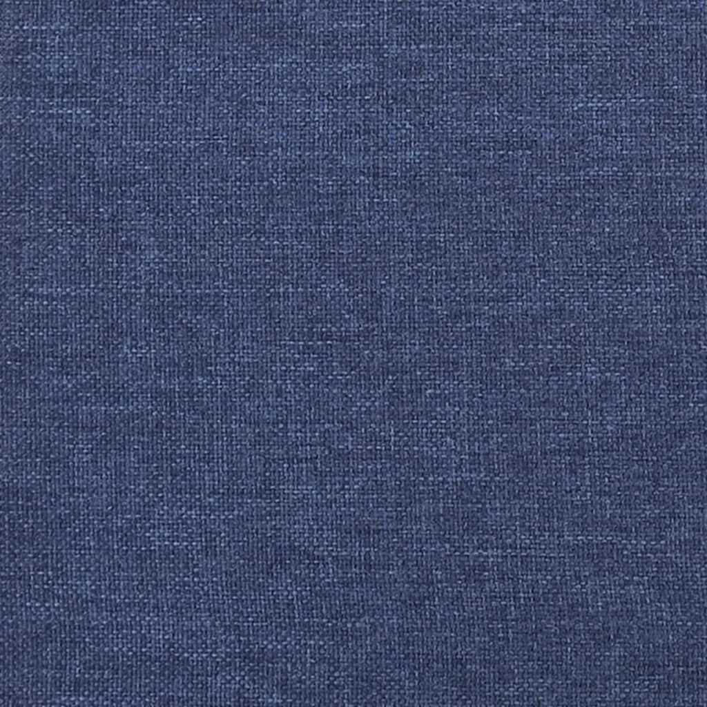 vidaXL Υποπόδιο Μπλε 45 x 29,5 x 35 εκ. Υφασμάτινο