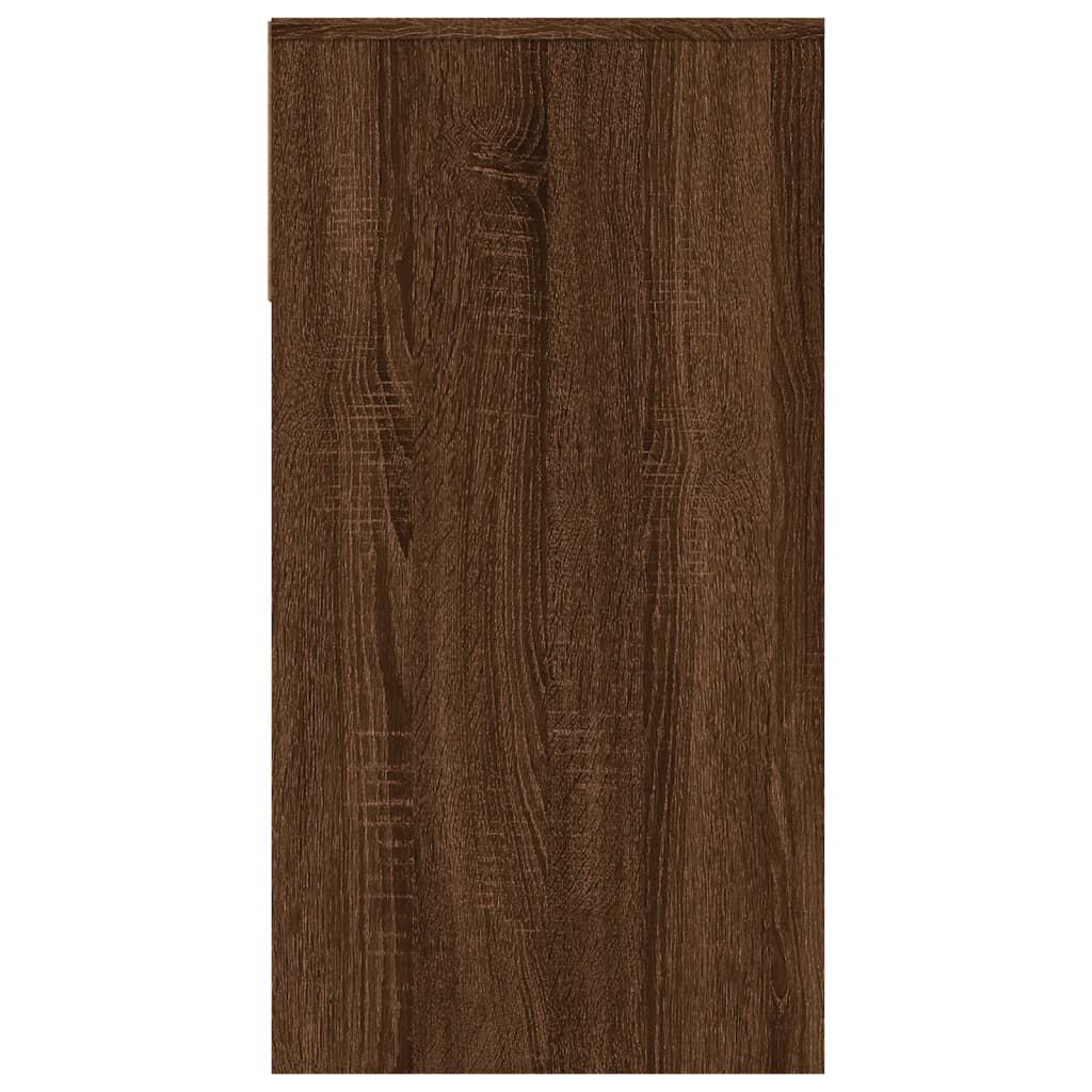 vidaXL Τραπέζι Κονσόλα Καφέ Δρυς 100x39x75 εκ. Επεξεργασμένο Ξύλο