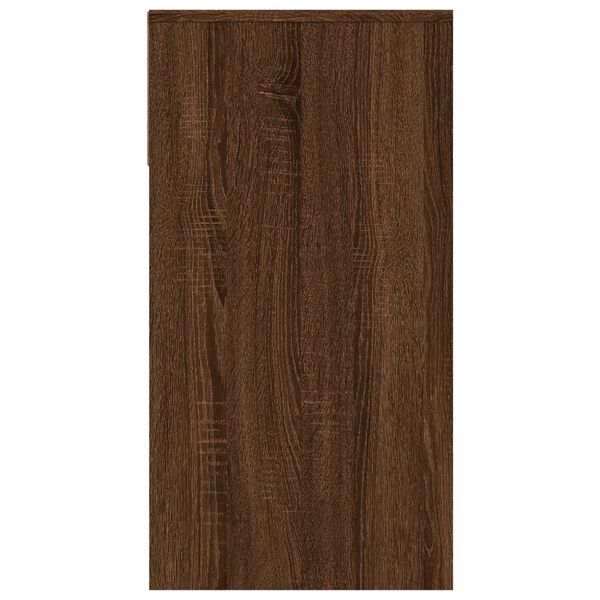 vidaXL Τραπέζι Κονσόλα Καφέ Δρυς 100x39x75 εκ. Επεξεργασμένο Ξύλο