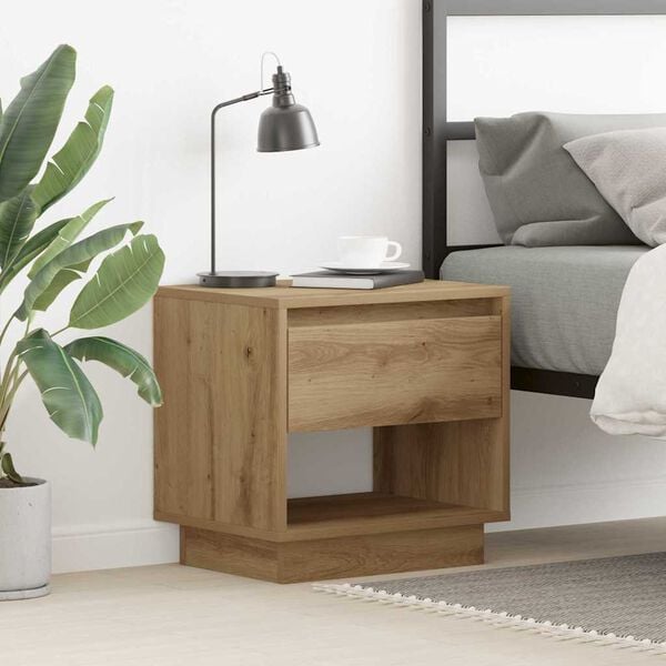 vidaXL &Kappa;&omicron;&mu;&omicron;&delta;ί&nu;&omicron; Artisan Oak 45 x 34 x 44 &epsilon;&kappa; &Epsilon;&pi;&epsilon;&xi;&epsilon;&rho;&gamma;&alpha;&sigma;&mu;έ&nu;&omicron; &xi;ύ&lambda;&omicron;