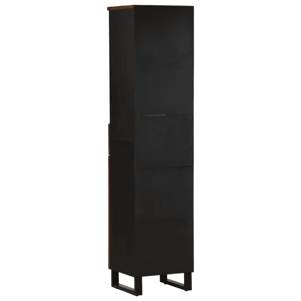 vidaXL Ντουλάπι Μπάνιου 38 x 33 x 160 εκ. από Μασίφ Ανακυκλωμένο Ξύλο