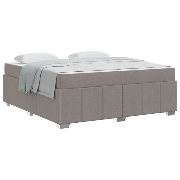 vidaXL &Sigma;&kappa;&epsilon;&lambda;&epsilon;&tau;ό&sigmaf; &Kappa;&rho;&epsilon;&beta;&alpha;&tau;&iota;&omicron;ύ &mu;&epsilon; &sigma;&tau;&rho;ώ&mu;&alpha; Taupe 180 x 200 cm ύ&phi;&alpha;&sigma;&mu;&alpha;