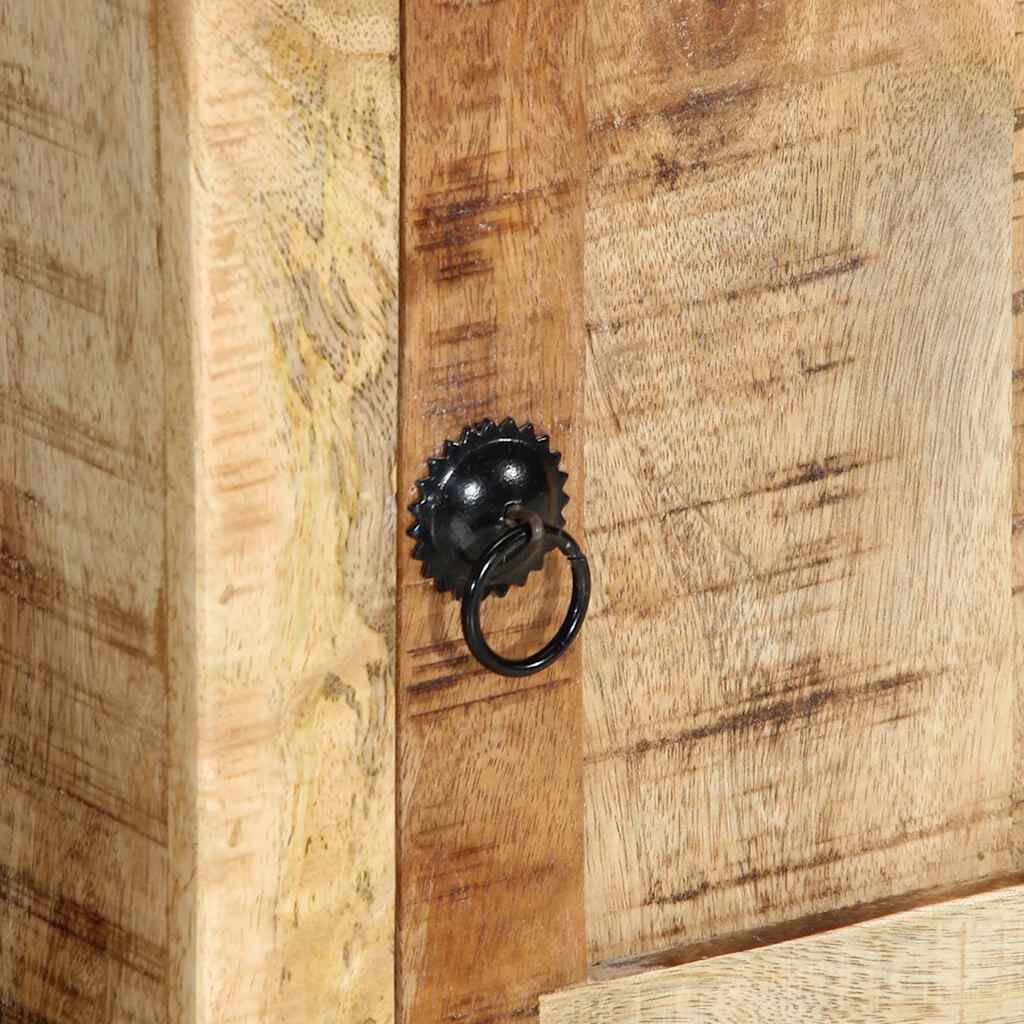 ντουλάπι τηλεόρασης vidaXL 105x46x32 cm μασίφ ξύλο ακατέργαστο μάνγκο