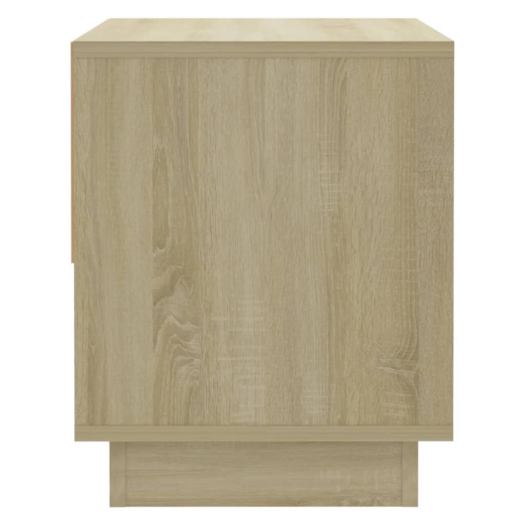 vidaXL Κομοδίνο Χρώμα Sonoma Δρυς 45 x 34 x 44 εκ. από Μοριοσανίδα