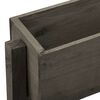 vidaXL Ζαρντινιέρα Πτυσσόμενη Γκρι 60x14x75 εκ. Μασίφ Ξύλο Ελάτης