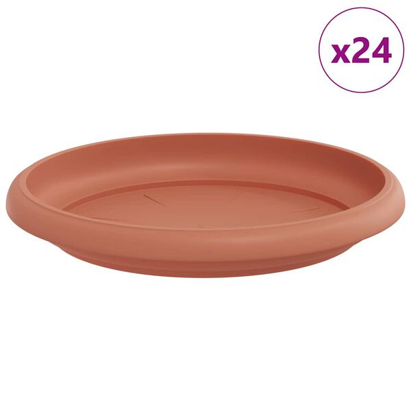 vidaXL &Sigma;&tau;&rho;&omicron;&gamma;&gamma;&upsilon;&lambda;ό&sigmaf; &Delta;ί&sigma;&kappa;&omicron;&sigmaf; &Lambda;&omicron;&upsilon;&lambda;&omicron;&upsilon;&delta;&iota;ώ&nu; 24 pcs &Kappa;&epsilon;&rho;&alpha;&mu;&iota;&delta;ί &Oslash; 14 x 2 &epsilon;&kappa;