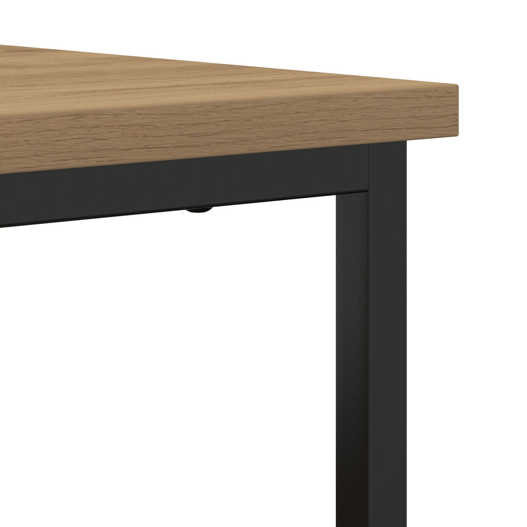vidaXL Κονσόλα Artisan Oak 100x35x80 cm Κατασκευασμένο ξύλο και Ατσάλι