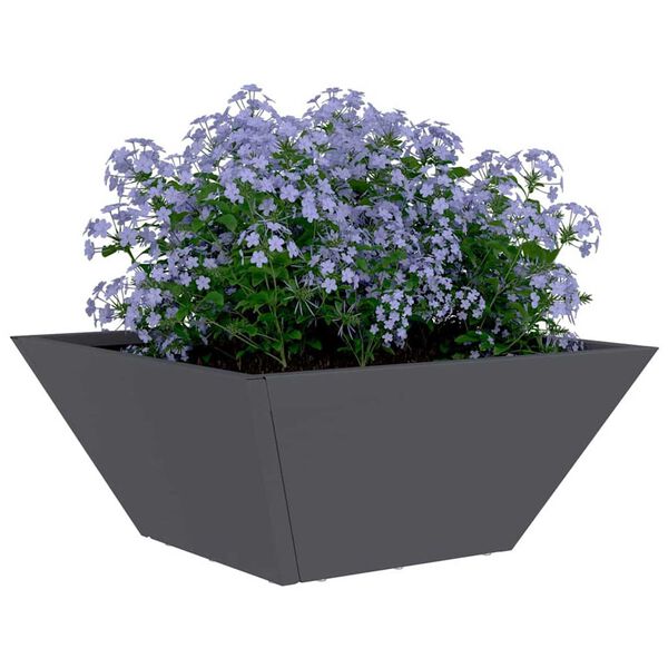 vidaXL Γλάστρα Κήπου 5 pcs Ανθρακί 35 x 35 x 15 εκ. Ατσάλι