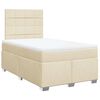 vidaXL &Kappa;&rho;&epsilon;&beta;ά&tau;&iota; Boxspring &mu;&epsilon; &Sigma;&tau;&rho;ώ&mu;&alpha; &Kappa;&rho;&epsilon;&mu; 120x190 &epsilon;&kappa;. &Upsilon;&phi;&alpha;&sigma;&mu;ά&tau;&iota;&nu;&omicron;