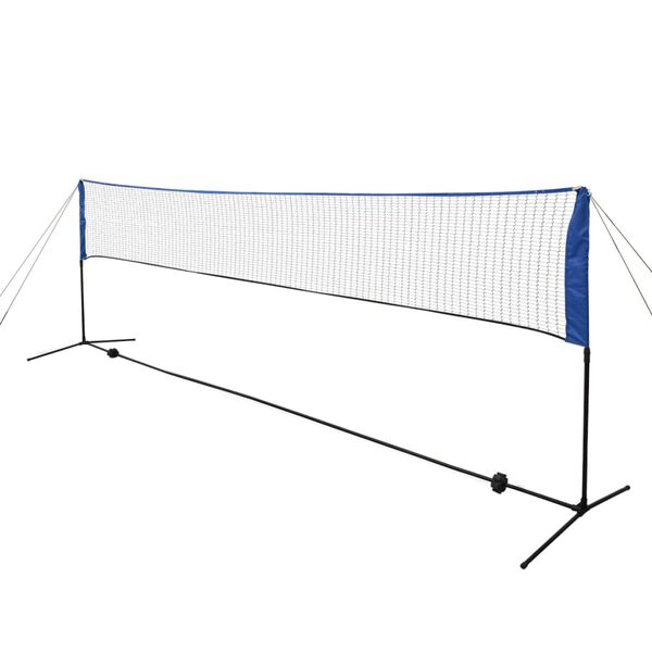 vidaXL Σετ Φιλέ Μπάντμιντον 500 x 155 εκ. με Μπαλάκια Μπάντμιντον