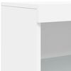 vidaXL Μπουφές με Φώτα LED Λευκός 181,5 x 37 x 100 εκ.