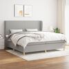 vidaXL &Kappa;&rho;&epsilon;&beta;ά&tau;&iota; Boxspring &mu;&epsilon; &Sigma;&tau;&rho;ώ&mu;&alpha; &Alpha;&nu;&omicron;&iota;&chi;&tau;ό &Gamma;&kappa;&rho;&iota; 200x200 &epsilon;&kappa;. &Upsilon;&phi;&alpha;&sigma;&mu;ά&tau;&iota;&nu;&omicron;