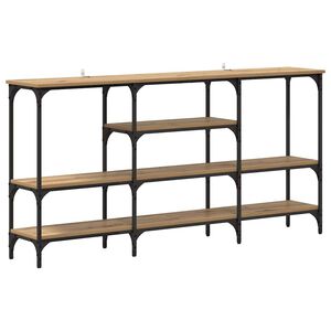 vidaXL &Tau;&rho;&alpha;&pi;έ&zeta;&iota; &kappa;&omicron;&nu;&sigma;ό&lambda;&alpha;&sigmaf; &mu;&epsilon; &rho;ά&phi;&iota; artisan &delta;&rho;&upsilon;&sigmaf; 160 x 29 x 80 &epsilon;&kappa;.