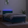 vidaXL &Kappa;&rho;&epsilon;&beta;ά&tau;&iota; Boxspring &mu;&epsilon; &Sigma;&tau;&rho;ώ&mu;&alpha; & LED &Sigma;&kappa;. &Mu;&pi;&lambda;&epsilon; 100x200&epsilon;&kappa;. &Beta;&epsilon;&lambda;&omicron;ύ&delta;&iota;&nu;&omicron;
