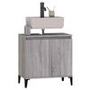 vidaXL Ντουλάπι Νιπτήρα Grey Sonoma 58 x 33 x 60 εκ. Επεξεργ. Ξύλο