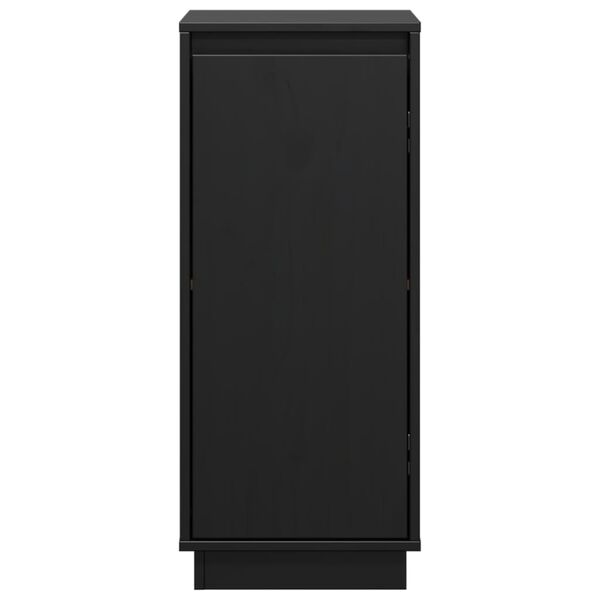 vidaXL Ντουλάπια 2 τεμ. Μαύρα 31,5 x 34 x 75 εκ. από Μασίφ Ξύλο Πεύκου