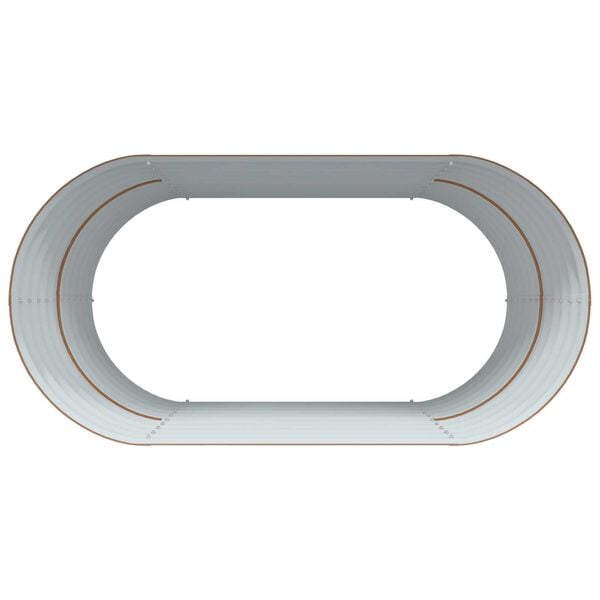 vidaXL Ανακτημένος Κήπος Καφέ με Όψη Ξύλου 160x80x81 cm Χάλυβας