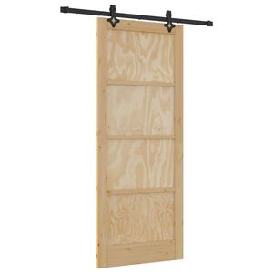 vidaXL &Sigma;&upsilon;&rho;ό&mu;&epsilon;&nu;&eta; &Pi;ό&rho;&tau;&alpha; ORKDAL 86 x 211 cm &Mu;&alpha;&sigma;ί&phi; &Xi;ύ&lambda;&omicron; &Pi;&epsilon;ύ&kappa;&omicron;&upsilon; &Phi;&upsilon;&sigma;&iota;&kappa;ό