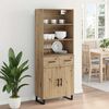 vidaXL Highboard Artisan Oak 69,5 x 34 x 180 &epsilon;&kappa;. &Epsilon;&pi;&epsilon;&xi;&epsilon;&rho;&gamma;&alpha;&sigma;&mu;έ&nu;&omicron; &xi;ύ&lambda;&omicron;