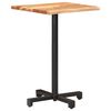 vidaXL Τραπέζι Bistro Live Edge 50x50x75 εκ. από Μασίφ Ξύλο Ακακίας