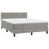 vidaXL &Kappa;&rho;&epsilon;&beta;ά&tau;&iota; Boxspring &mu;&epsilon; &Sigma;&tau;&rho;ώ&mu;&alpha; &Alpha;&nu;&omicron;&iota;&chi;&tau;ό &Gamma;&kappa;&rho;&iota; 140x200 &epsilon;&kappa;. &Beta;&epsilon;&lambda;&omicron;ύ&delta;&iota;&nu;&omicron;